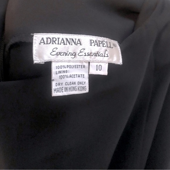 ADRIANNA PAPELL BLACK FORMAL SKIRT WITH RUFFLE HEM - Picture 5 of 6